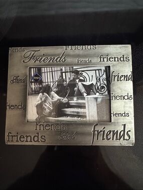 Fetco Silver "Friends" Embossed Picture Frame